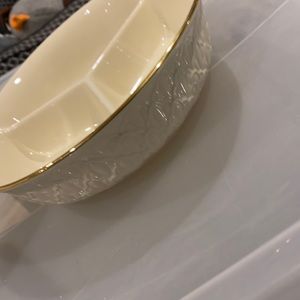 Lenox divided snack server